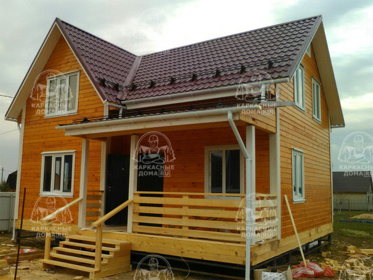 каркасный дом 12 на 8 Псков