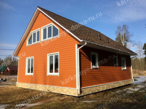 строительство каркасника 7,5x9 под ключ