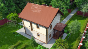 каркасный дом Актинолит под ключ