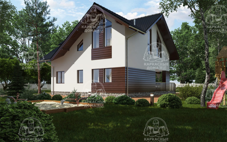 проект каркасного дома Азурит Псков