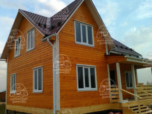 проект каркасного дома Александрин Псков