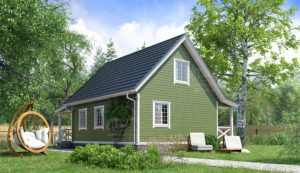 проект каркасного дома Малахит Псков