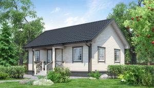 Каркасный дом 9×7,5 проект «Сапфир»