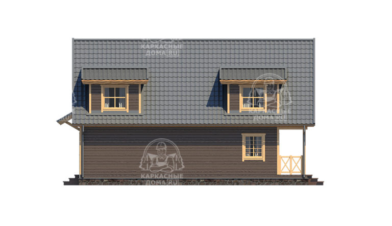 каркасный дом 12x8 Псков