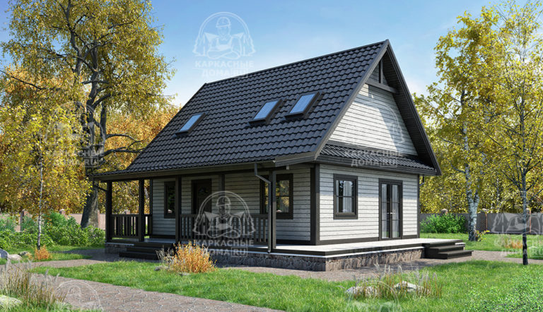 Каркасный дом 10,5x9 Циркон