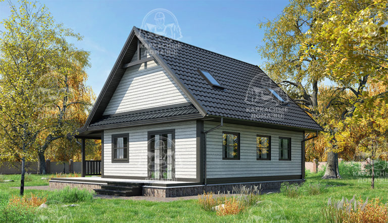 проект каркасного дома Циркон Псков