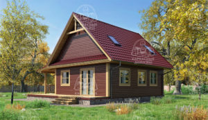 каркасный дом Циркон под ключ