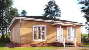 каркасный дом 14,5x10,5 под ключ