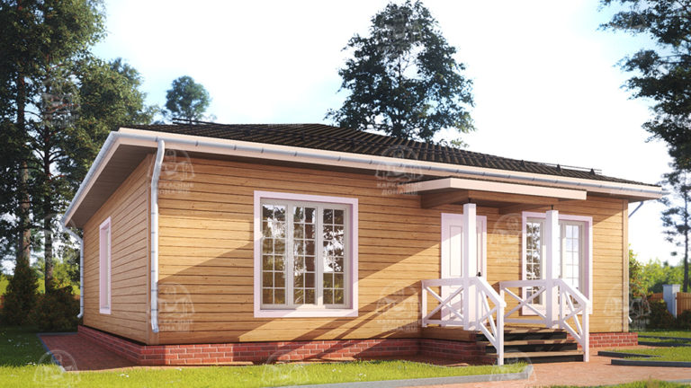 каркасный дом 14,5x10,5 под ключ