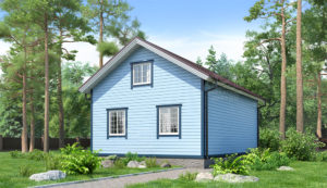 проект каркасного дома Бирюза Псков