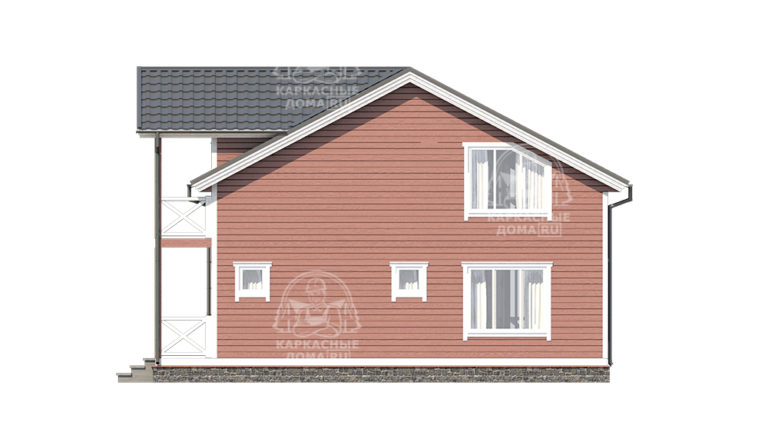 каркасный дом 11,3x10,3 Псков