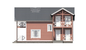 проект каркасного дома Лазурит Псков