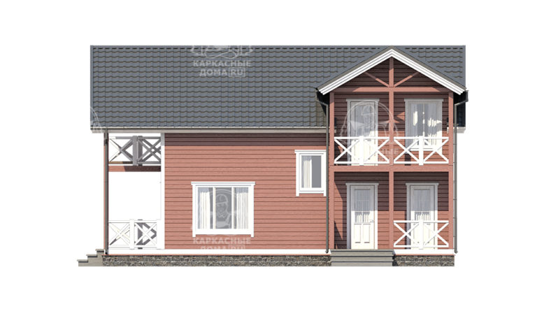 проект каркасного дома Лазурит Псков