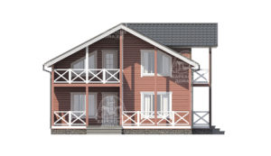 строительство каркасного дома 11,3x10,3