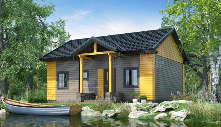 Каркасный дом 8,5x9 Жемчуг