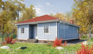 каркасный дом Изумруд под ключ