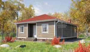 проект каркасного дома Изумруд Псков