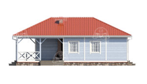 каркасный дом 12x8,5 Псков