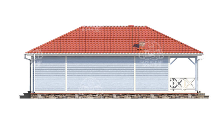 проект каркасного дома Изумруд Псков