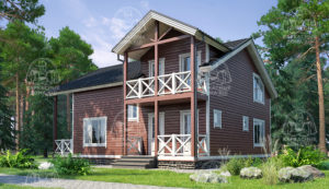 каркасный дом Лазурит под ключ