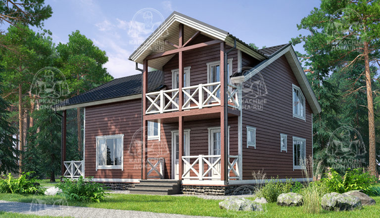 каркасный дом Лазурит под ключ
