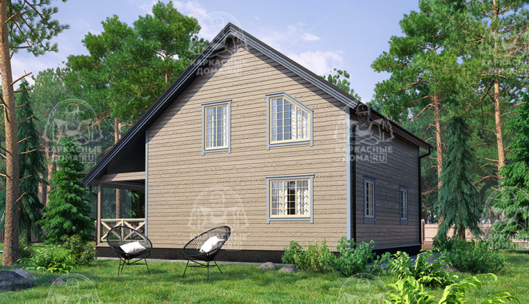 проект каркасного дома Рубин Псков