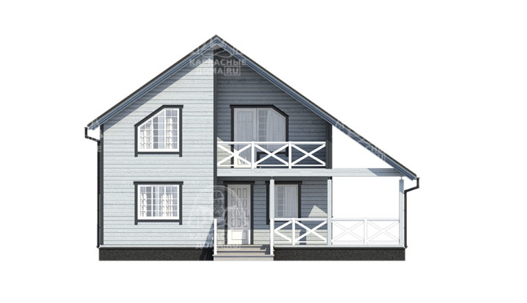 каркасный дом 10,5x8,5 Псков