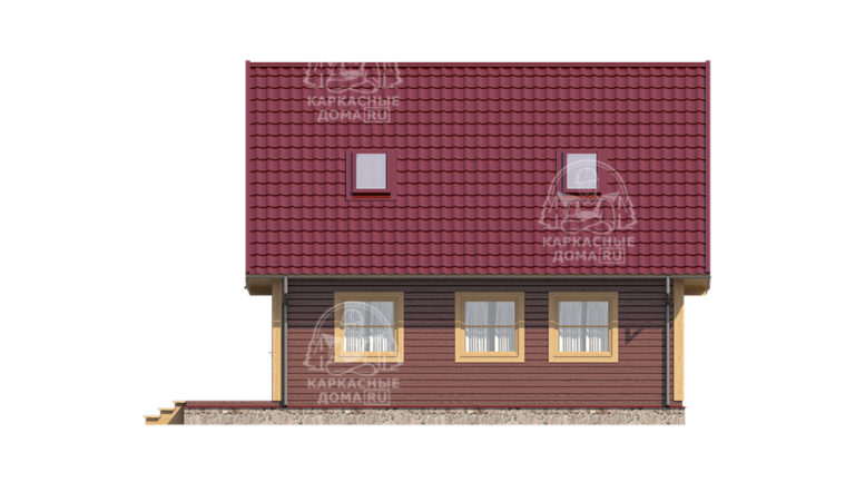 проект каркасного дома Циркон Псков