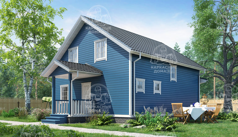 проект каркасного дома Опал Псков