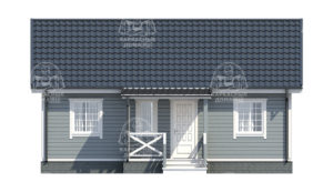 каркасный дом 9x7,5 Псков