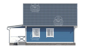 каркасный дом 10,5x7,5 Псков