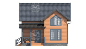 каркасный дом 8на8 Псков