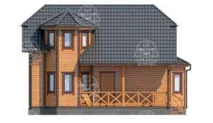 проект каркасного дома Янтарь Псков