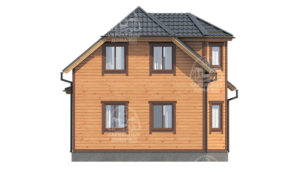 строительство каркасного дома 10x7