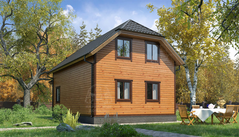 каркасный дом Янтарь под ключ