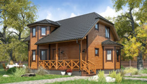 каркасный дом 10x7 под ключ