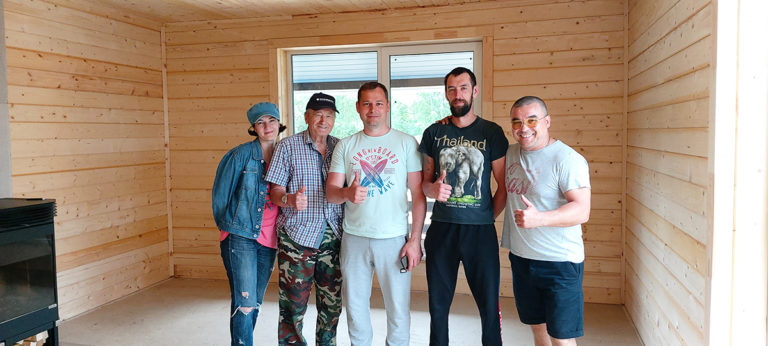 Строительство в деревне Сорочкино