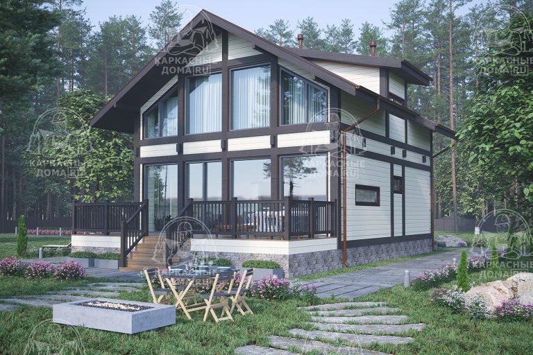 Каркасный дом 8x14 Диопсид