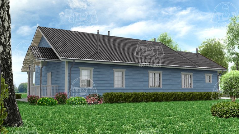 каркасный дом 10x19 под ключ