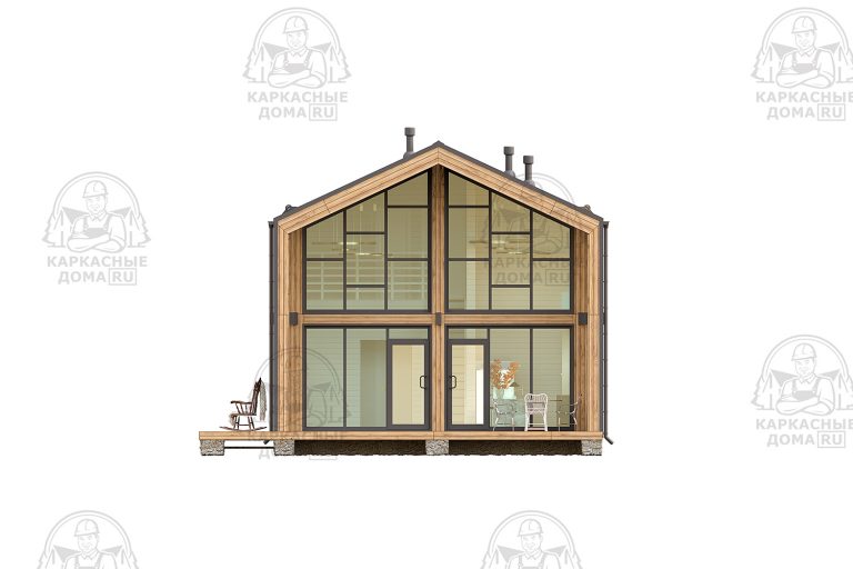проект каркасного дома Андалузит Псков