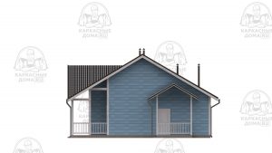проект каркасного дома Гидденит 10x19 Псков