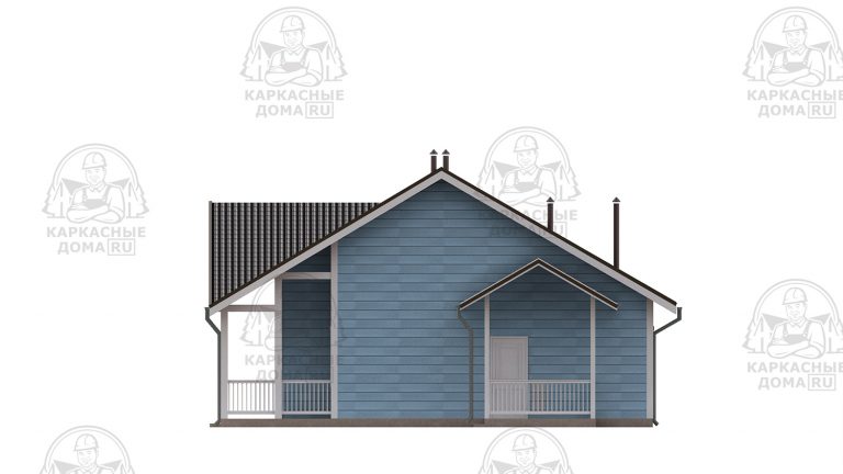 проект каркасного дома Гидденит 10x19 Псков