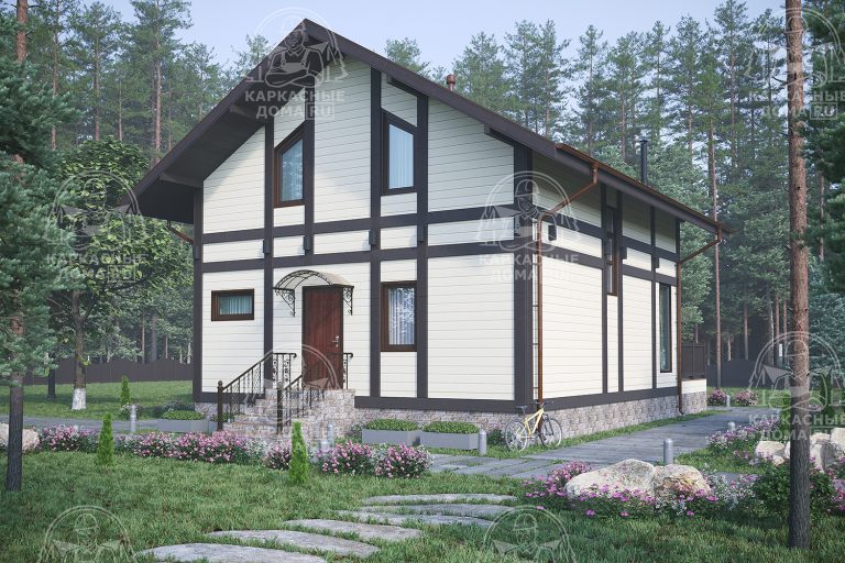 проект каркасного дома Диопсид Псков