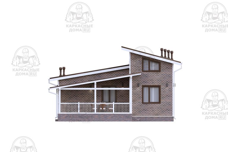 каркасный дом Аммолит под ключ