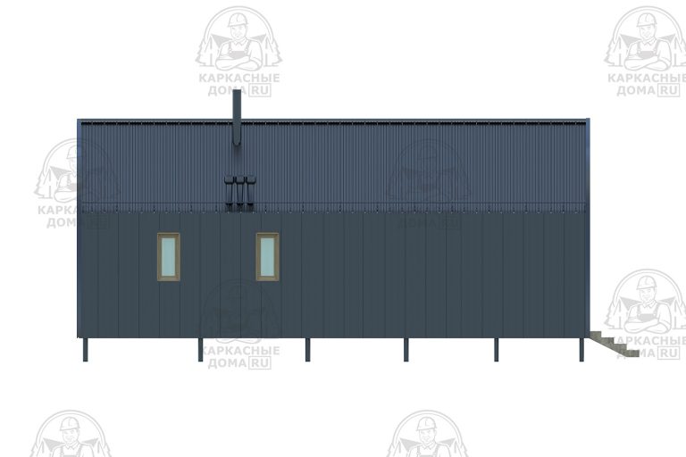 каркасный дом Кахолонг под ключ