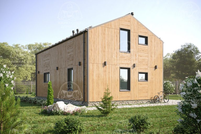 проект каркасного дома Андалузит 7x10 Псков