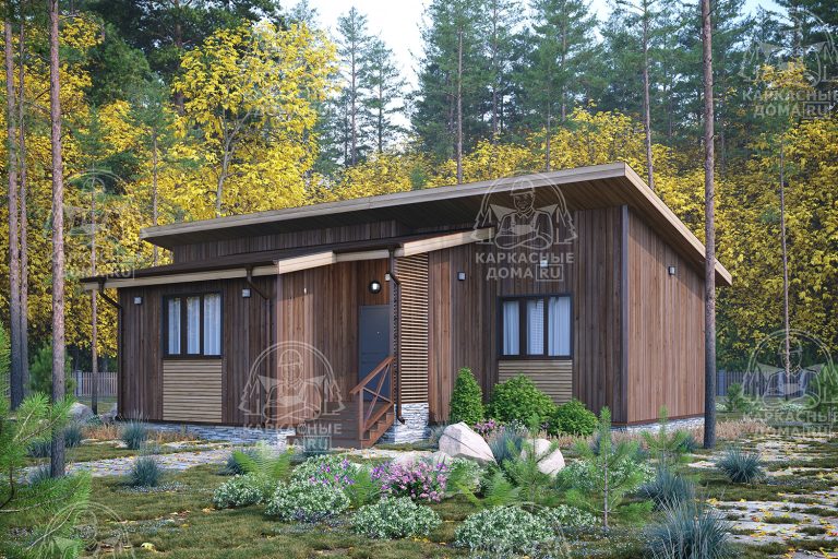 проект каркасного дома Демантоид Псков