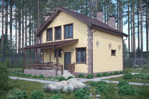 проект каркасного дома Кордиерит Псков