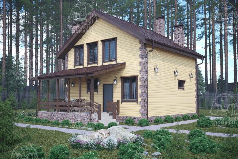 проект каркасного дома Кордиерит Псков