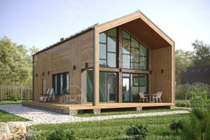 Каркасный дом 7×10 проект «Андалузит»